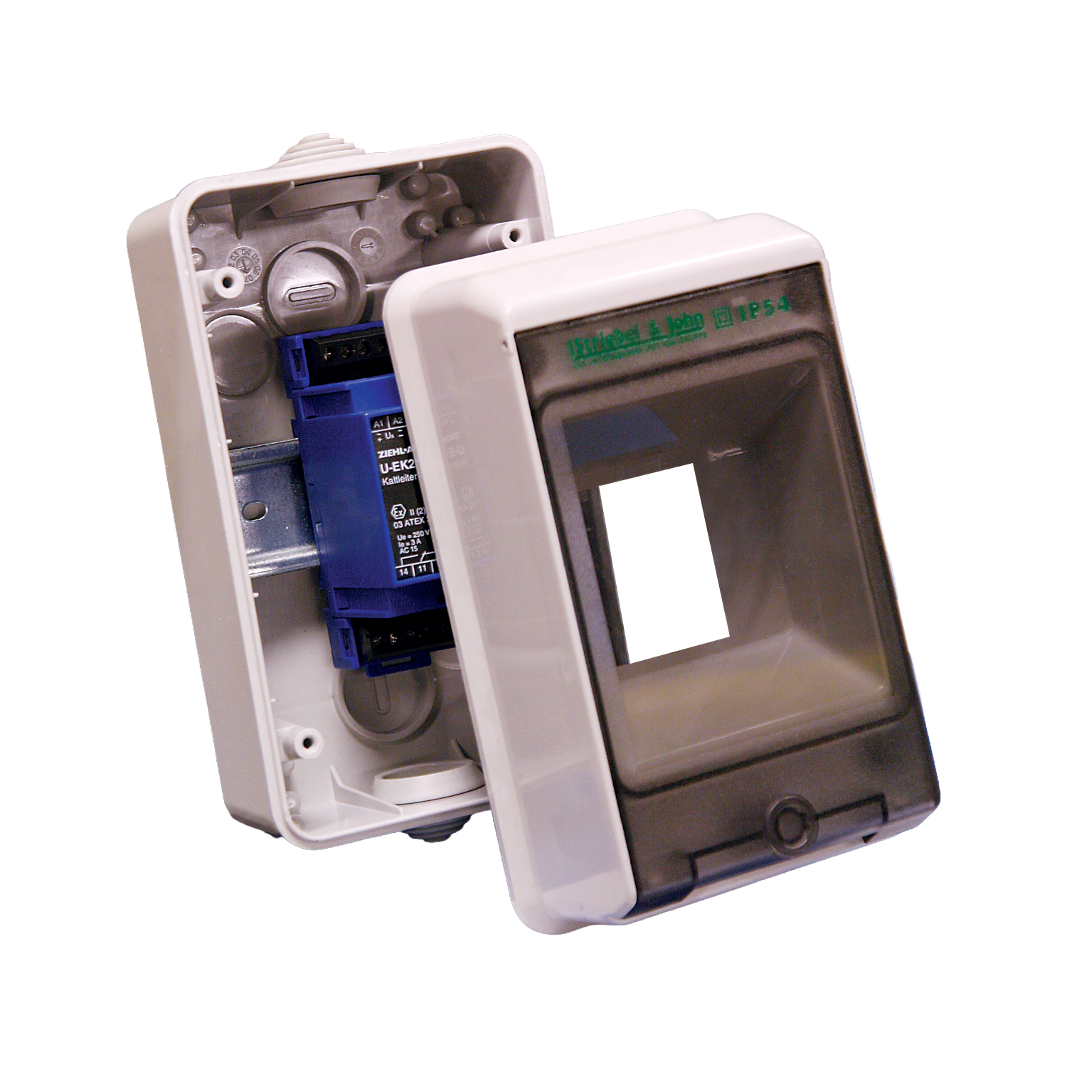 Enclosure for thermal contact relay